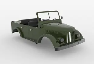 USSR Gaz 69 ГАЗ 69 3d print model