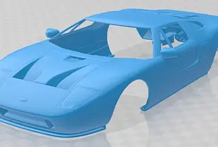 Ford GT 40 2005 Printable Body Car 