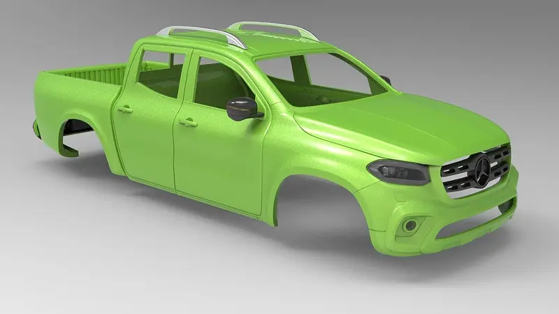 X-class 1:10 Scale 313mm wheelbase STL