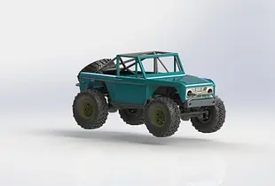 SCX24 PINCHED BRONCO AND COMPONENTS
