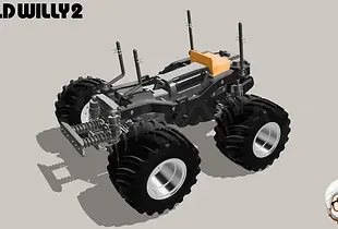 TAMIYA Wild Willy 2 : holder for electronic