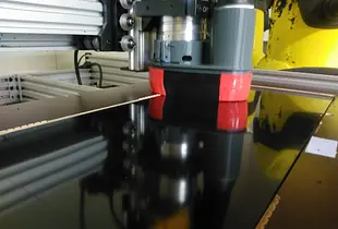 Brush for dustshoe in flexible filament