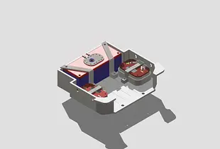 VANQUISH H10 OPTIC REAR COMPARTMENT WITH FUEL TANK AND BATTERY