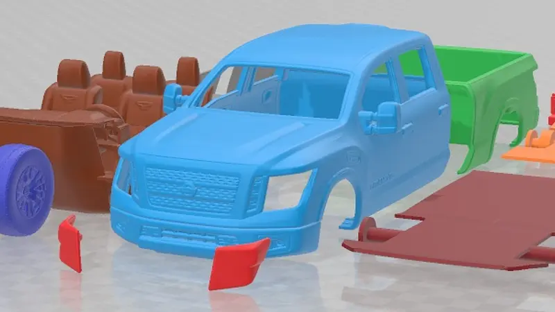 Nissan Titan XD Pro 4x 2016 Printable Car 