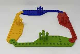 3D Printed "Pegs And Jokers" Game.