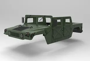 Humvee HMMWV 1/8 scale for RC car