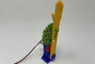 A Simple 3D Printed Whitworth Quick Return Mechanism.