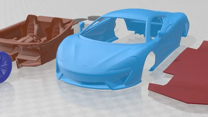 McLaren 540C Coupe 2016 Printable Car 