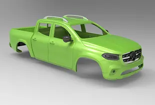 X-class 1:10 Scale 313mm wheelbase STL