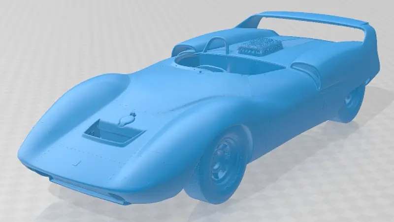 De Tomaso P70 2025 Printable Car 