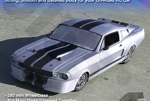 MyRCCar Mustang GT500 1967 1/10 On-Road RC car body