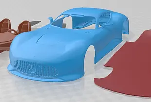 Mercedes Benz Vision Gran Turismo Concept Printable Car 