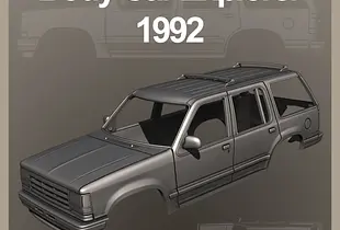 Body Car Explorer 1992 1/64 Scale
