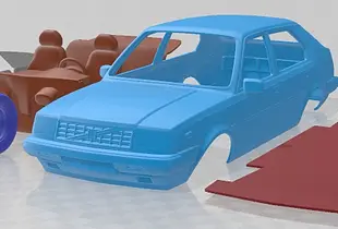 Volvo 345 5 Door 1980 Printable Car 