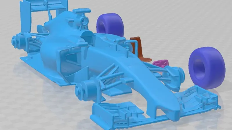 Formula 1 Infiniti RedBull 2014 Printable Car 