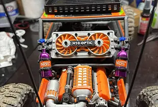 1/10 RADIATOR FAN SUITABLE FOR VP H10 OPTIC OR OTHER 1/10, 1/8 ROCKBUGGYS