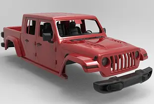 Jeep Gladiator STL files for 3D printing