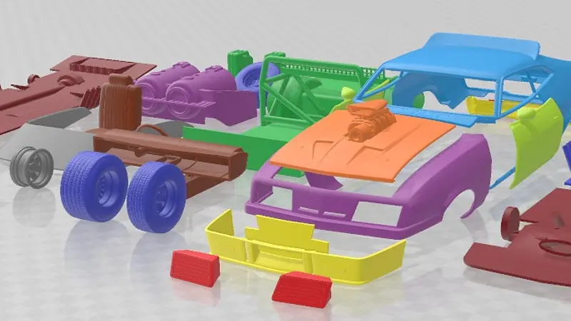 Ford Falcon 1973 Mad Max Interceptor Printable Car 