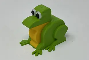 A 3D Printed Simple Mechanical Frog.