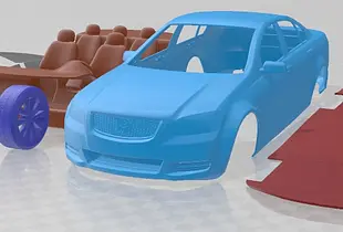 Holden Commodore VE Sedan 2012 Printable Car 