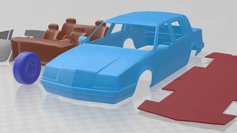 Chrysler Imperial 1989 Printable Car 