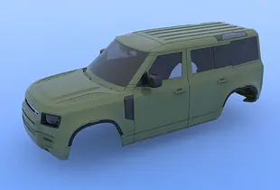 Land Rover Defender New (Functional Doors and Hood - separated parts)