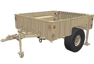 3D Printed RC Trailed M1101 by AN3DRC