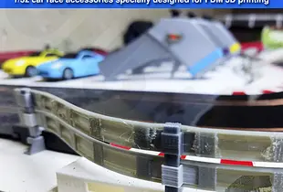 MyDigitalSlot GuardRails, 3D printed DIY accessories for your 1/32 Slot Car Racing Game