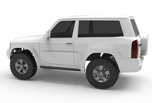 Nissan Patrol Y61 (UNCUT ONE PIECE VERSION) 275mm wheelbase
