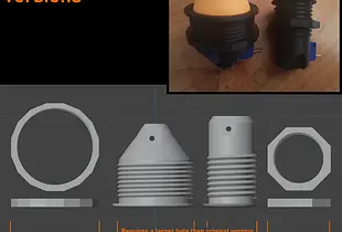 28mm Arcade Push Button