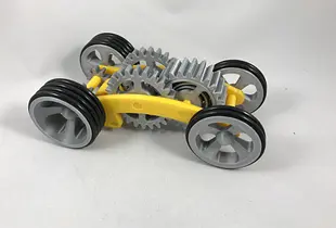 Tabletop Tri-Mode Spring Motor Rolling Chassis