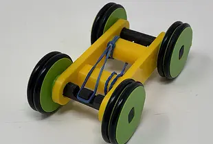 Designing a Simple 3D Printed Rubber Band Car Using Autodesk Fusion 360