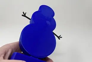 A 3D Printed Dancing Snowman