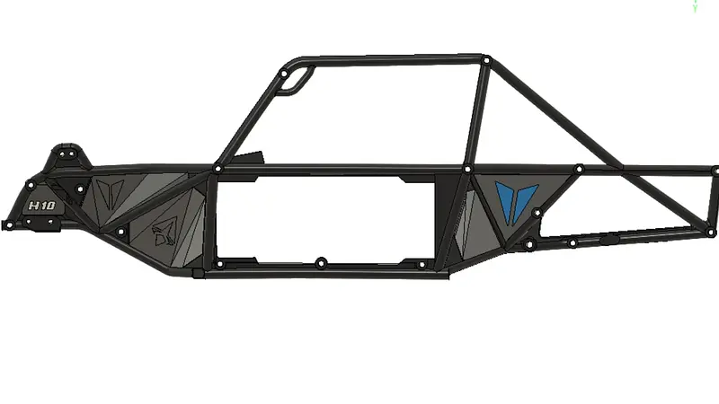 H10 OPTIC FRONT FENDER，INSTALLATION INTO THE CAGE IN AN IN-BUILT MANNER