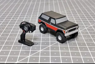 Mini Crawler Similar to Traxxas Bronco TRX4 (1/100) for 1/10 Action Figures