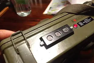 Housing for 3 micro push button switches