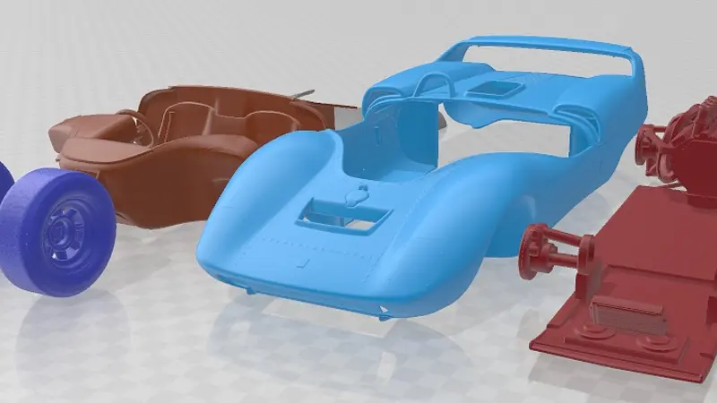 De Tomaso P70 2025 Printable Car 