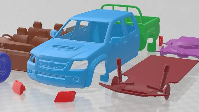 Holden Colorado CrewCab LX 2008 Printable Car 