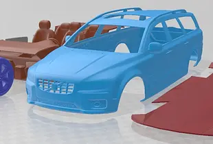 Volvo XC70 2008 Printable Car 