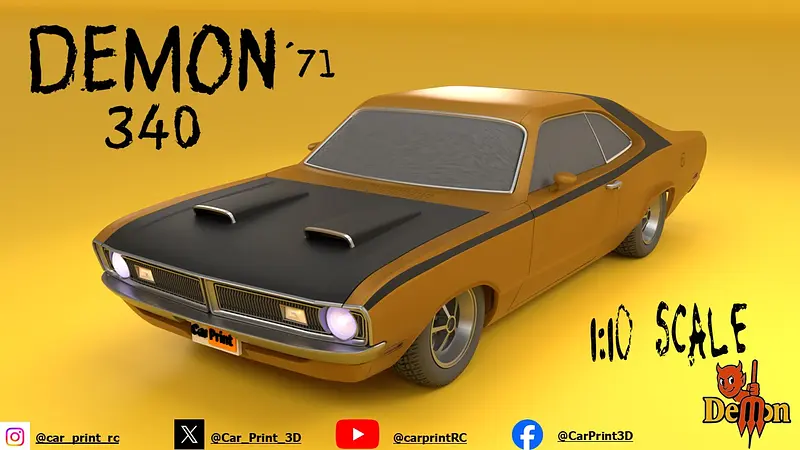 RC 1/10 Demon 340 ´71