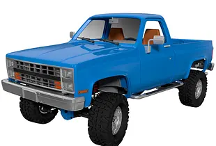3D Printed RC Car Chevrolet K20 Pickup by AN3DRC