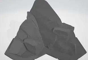 Three Hex Rock Pile Set 1-- Modular RC Crawler Course for 1\16th 1\18th or 1\24 Scale