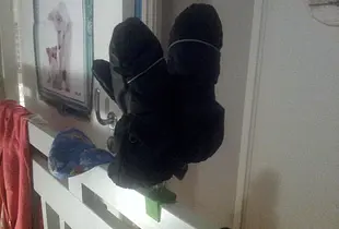 Glove drying rack
